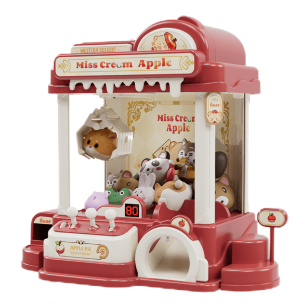 Mini Claw Machine Toy for Kids, Apple Pie Theme, Size XL