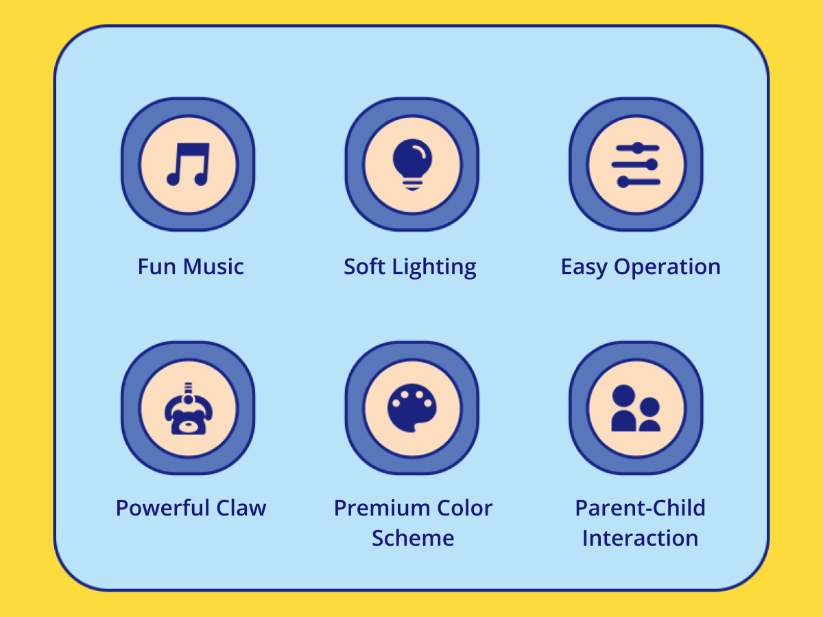 Mini Claw Machine Toy for Kids, Pink Doll Machine Ocean Paradise Theme, Size M 8 Mini Claw Machine Toy for Kids, Pink Doll Machine Ocean Paradise Theme, Size M