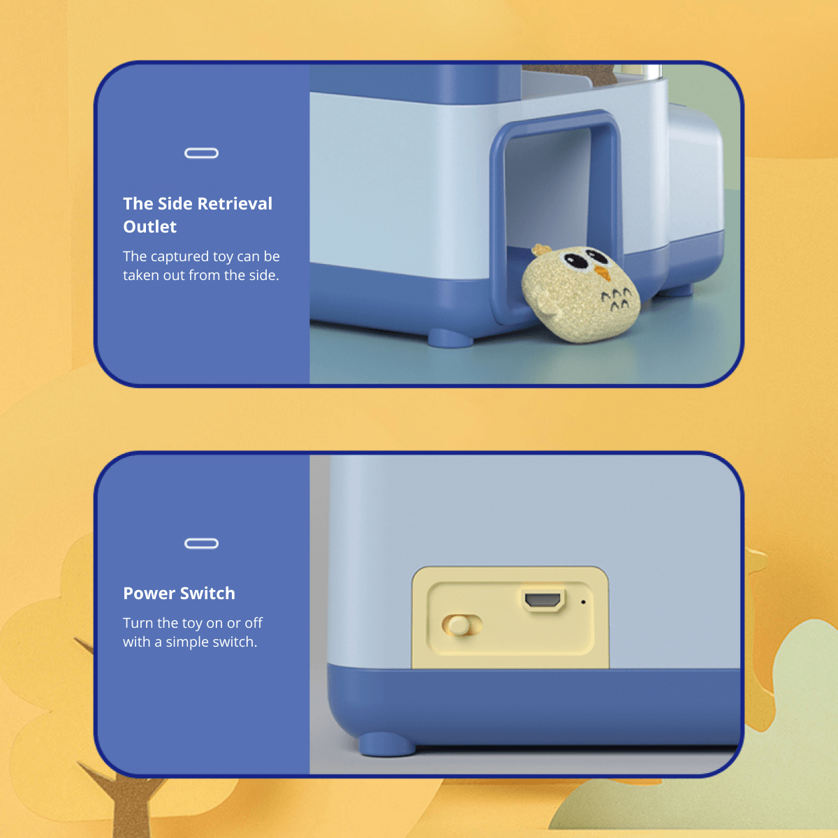 Mini Claw Machine Toy for Kids, Pink Doll Machine Ocean Paradise Theme, Size M 13 Mini Claw Machine Toy for Kids, Pink Doll Machine Ocean Paradise Theme, Size M