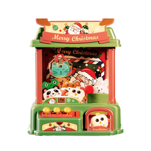 Home 9 Mini Claw Machine Toy for Kids, Christmas Theme, Size XL