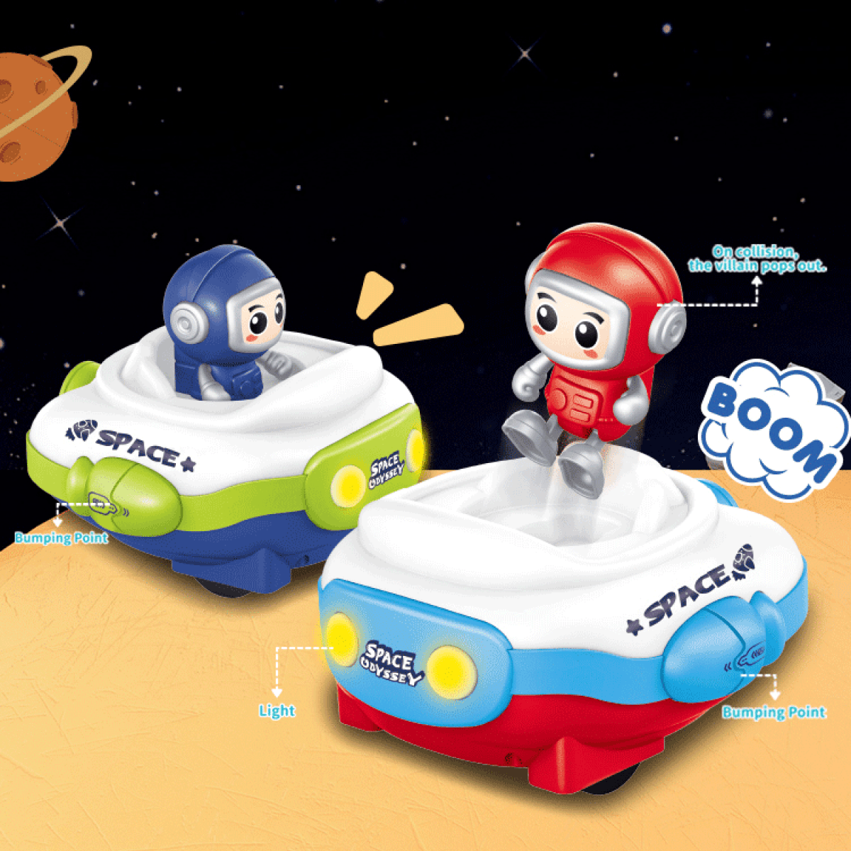 Remote Control Space Odyssey Bumper Car