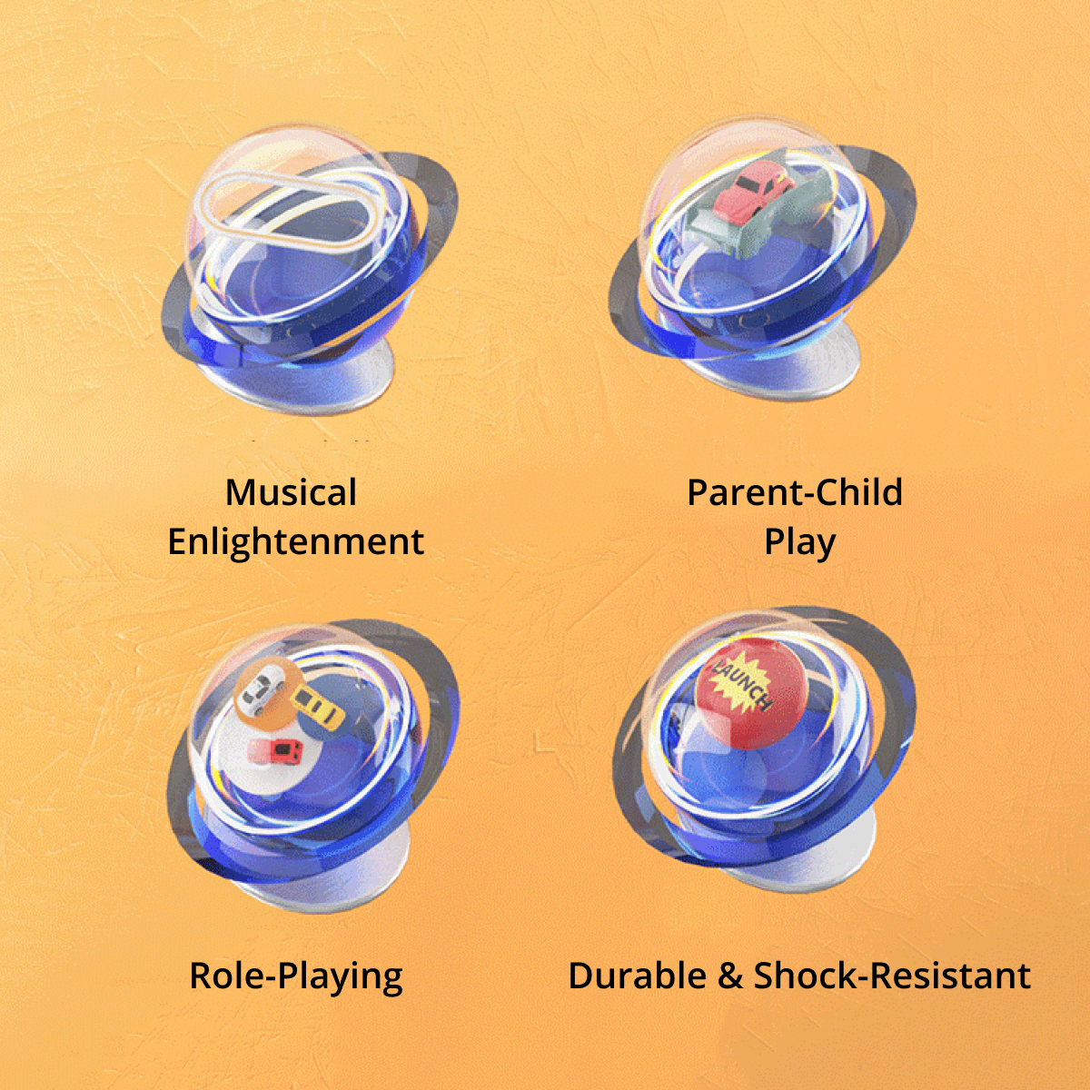 Remote Control Space Odyssey Bumper Car