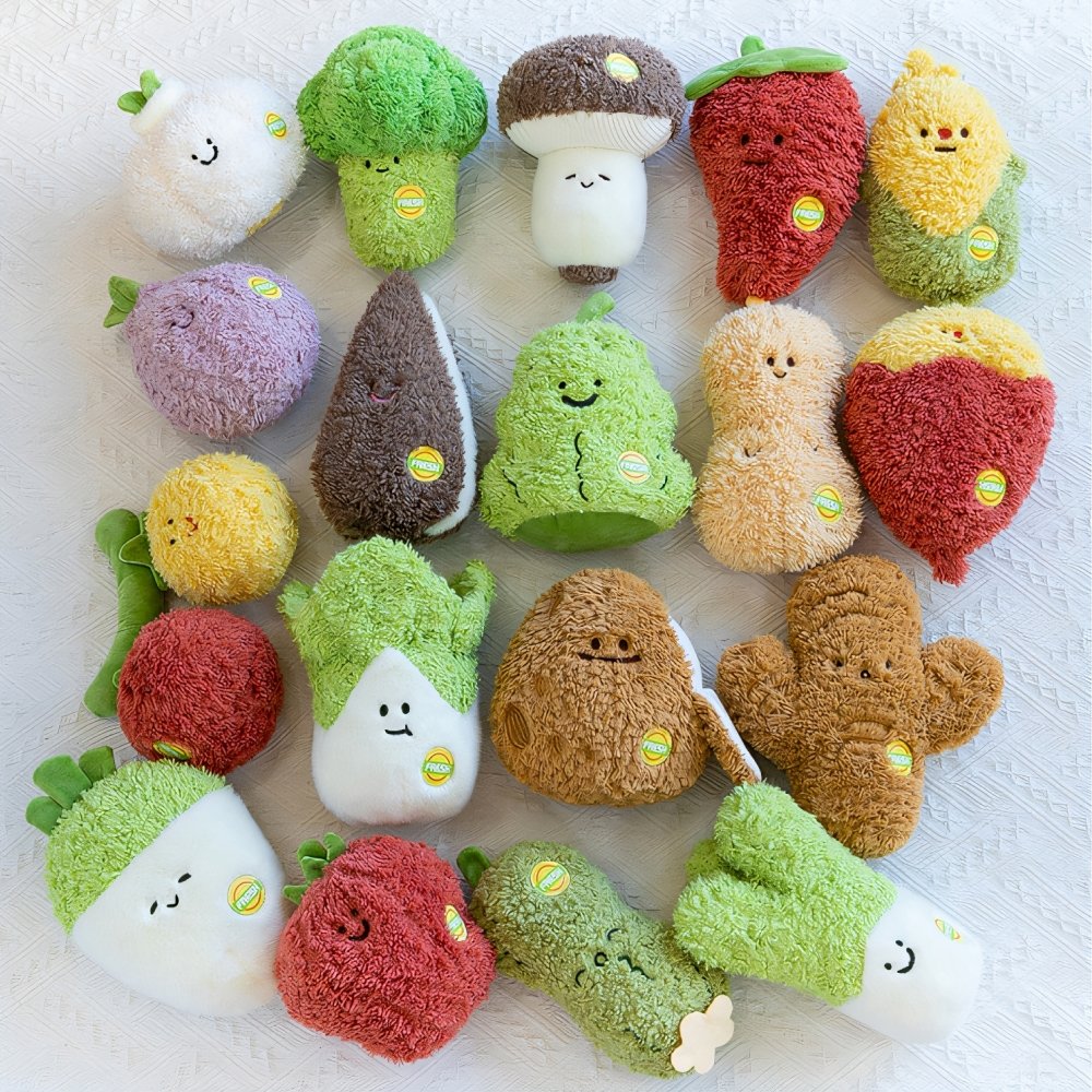 Vivacious Vegetable Family Series Kawaii Plush Toy