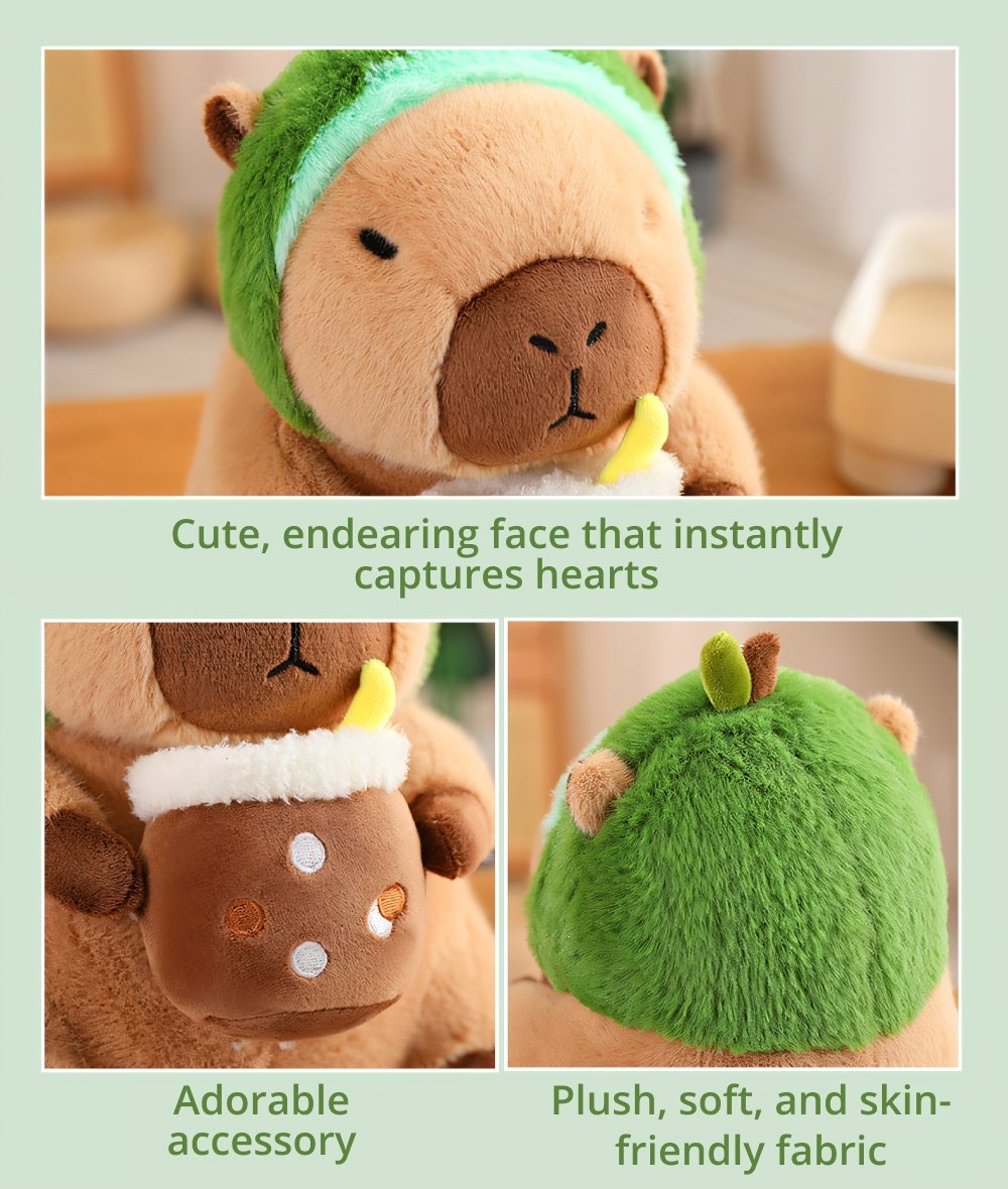 Cute Stuffed Capybara Plush Toy, Avaliable Size with 30cm, 40cm