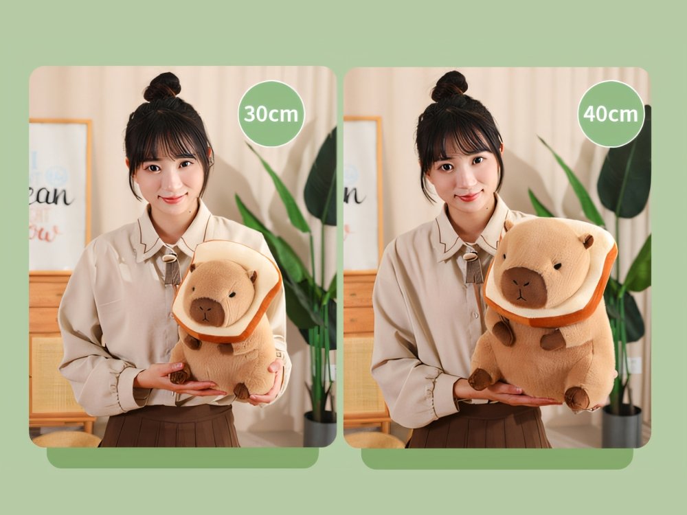Cute Stuffed Capybara Plush Toy, Avaliable Size with 30cm, 40cm
