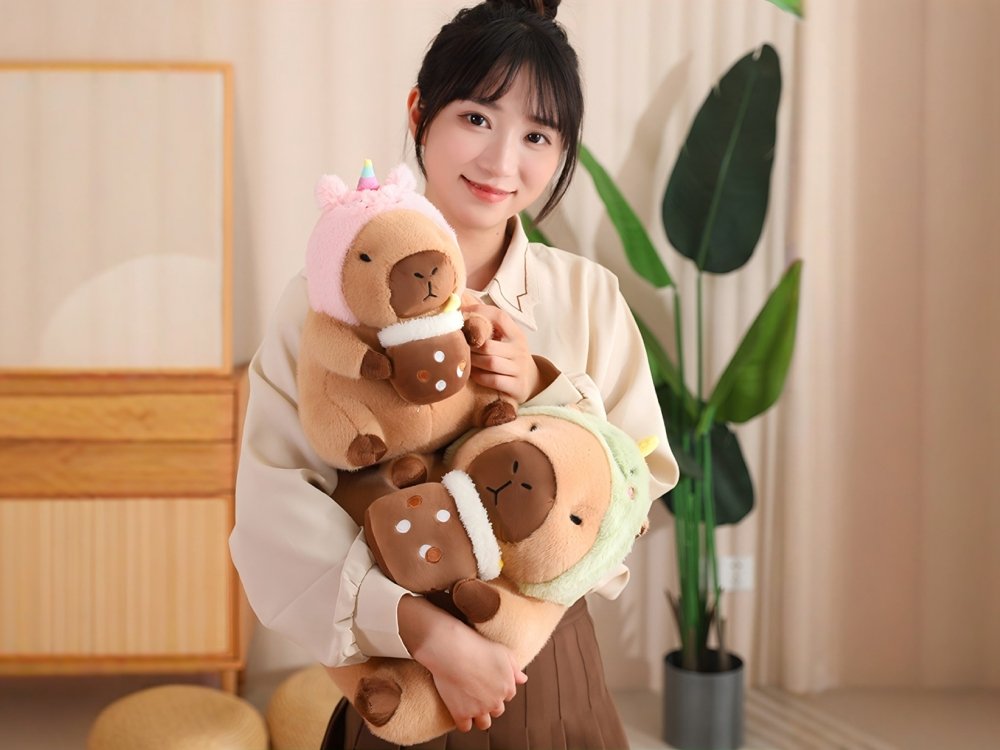 Cute Stuffed Capybara Plush Toy, Avaliable Size with 30cm, 40cm