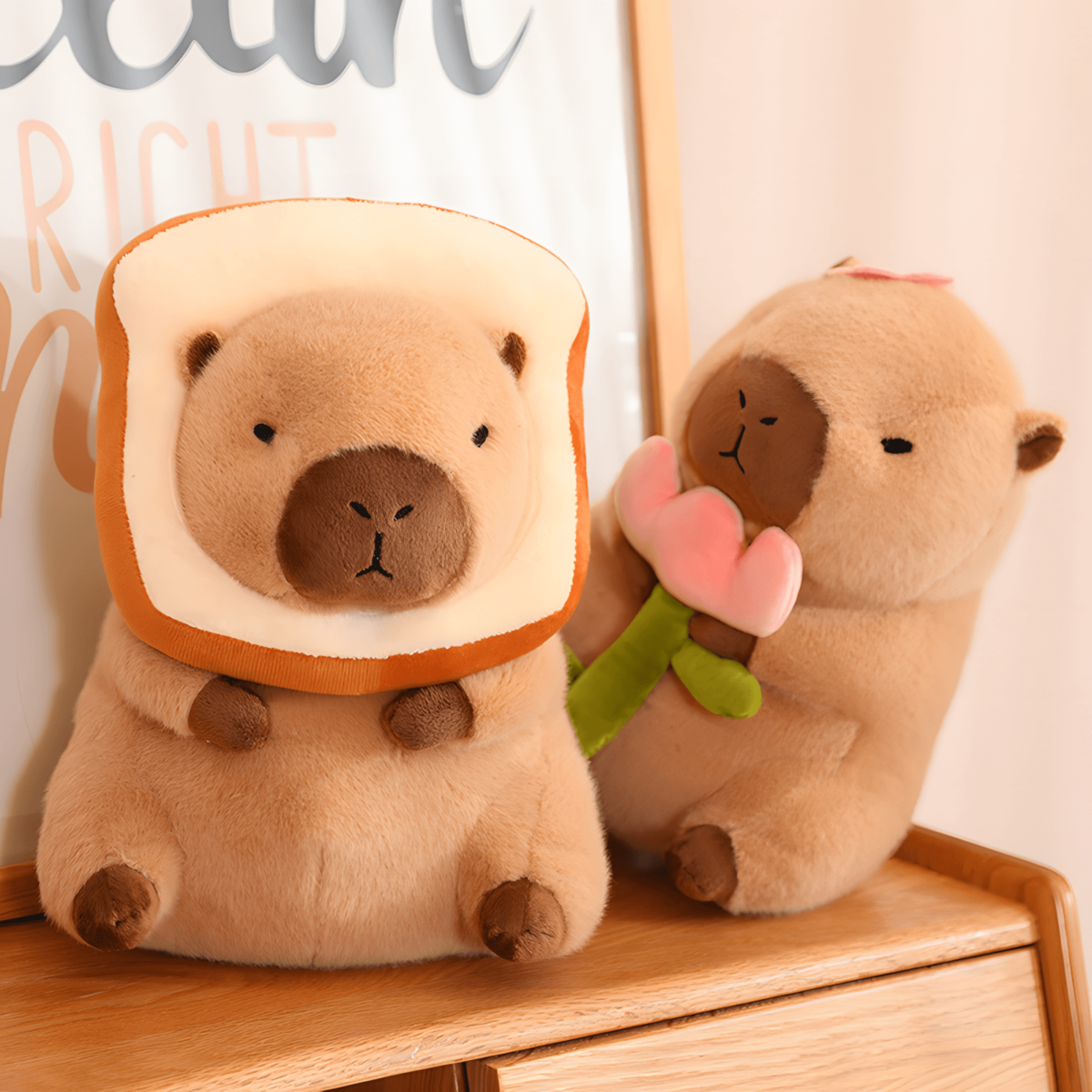 Cute Stuffed Capybara Plush Toy, Avaliable Size with 30cm, 40cm