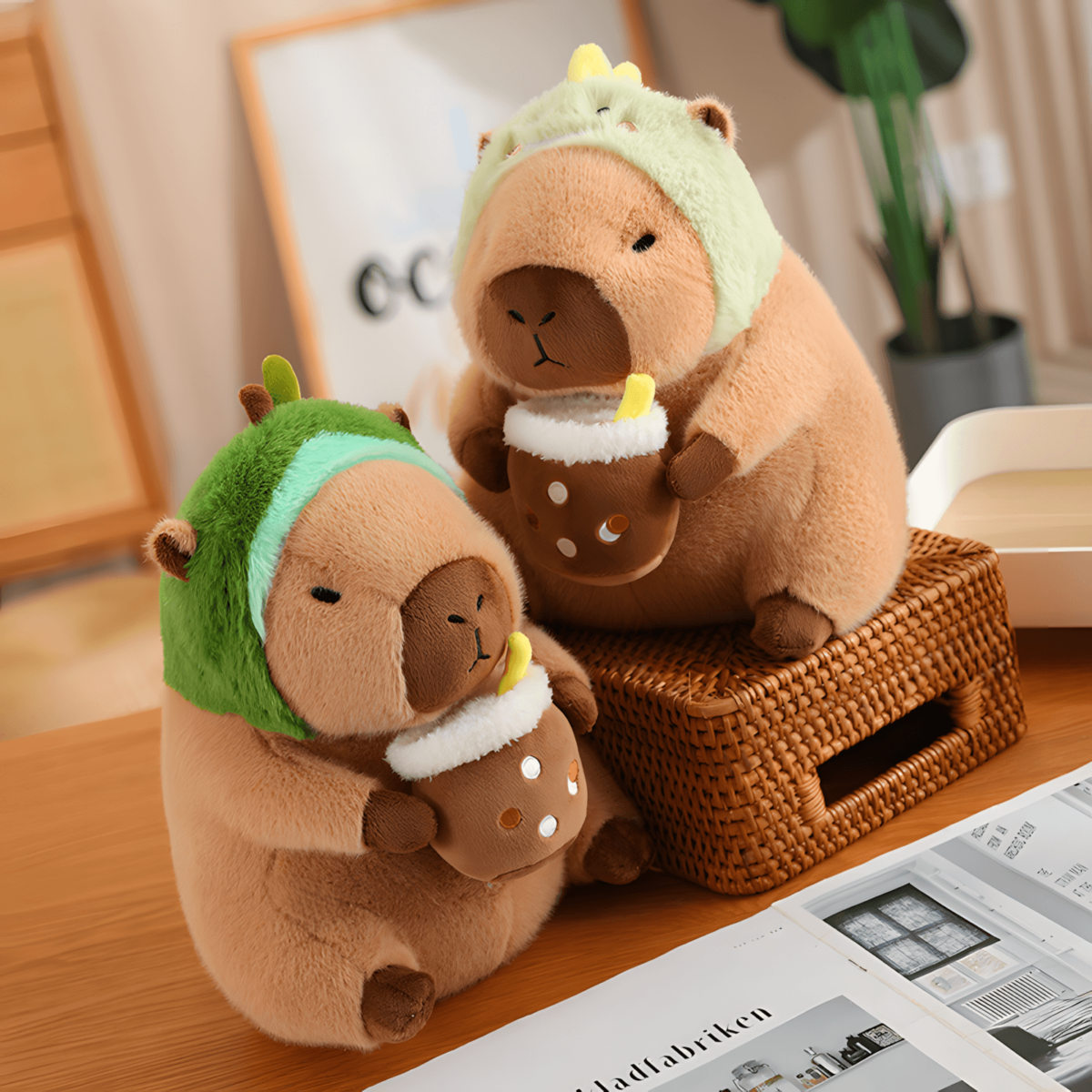 Cute Stuffed Capybara Plush Toy, Avaliable Size with 30cm, 40cm