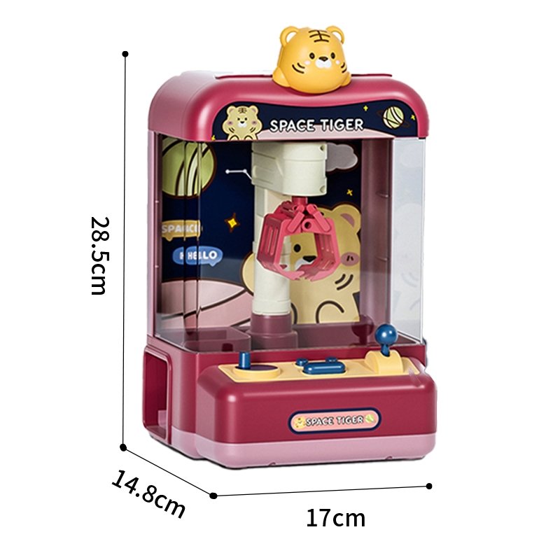 Mini Claw Machine Toy for Kids, Deep Blue Space Bear Theme, Size M