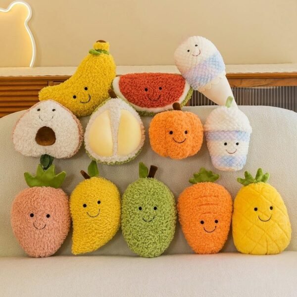 Fruit Theme Plush Toy, Bedroom Decoration