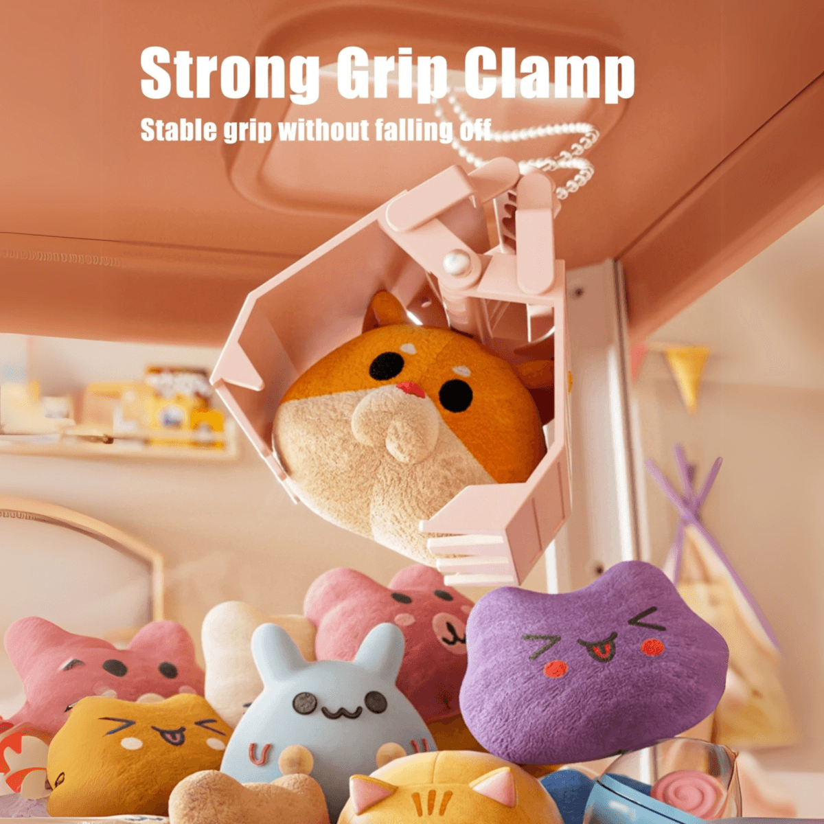 Mini Claw Machine Toy for Kids, Deep Blue Space Bear Theme, Size M