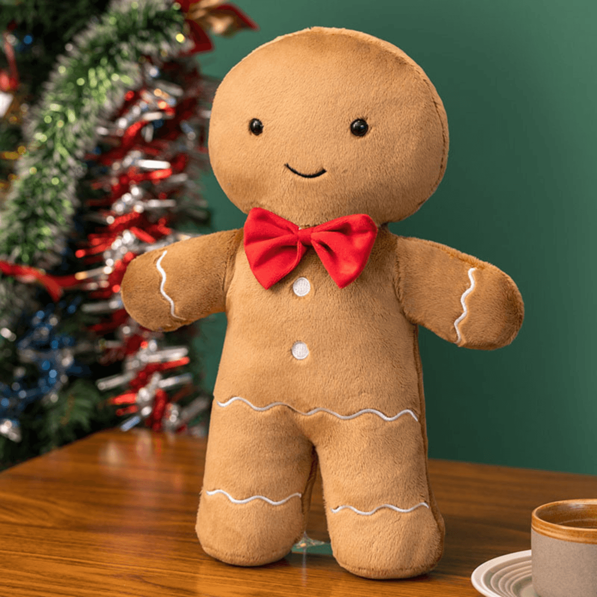 Cute Christmas Plush Toy, Gingerbread Man, Garland, Christmas Tree - Perfect for Holiday Home Decor & Kids' Christmas Gifts