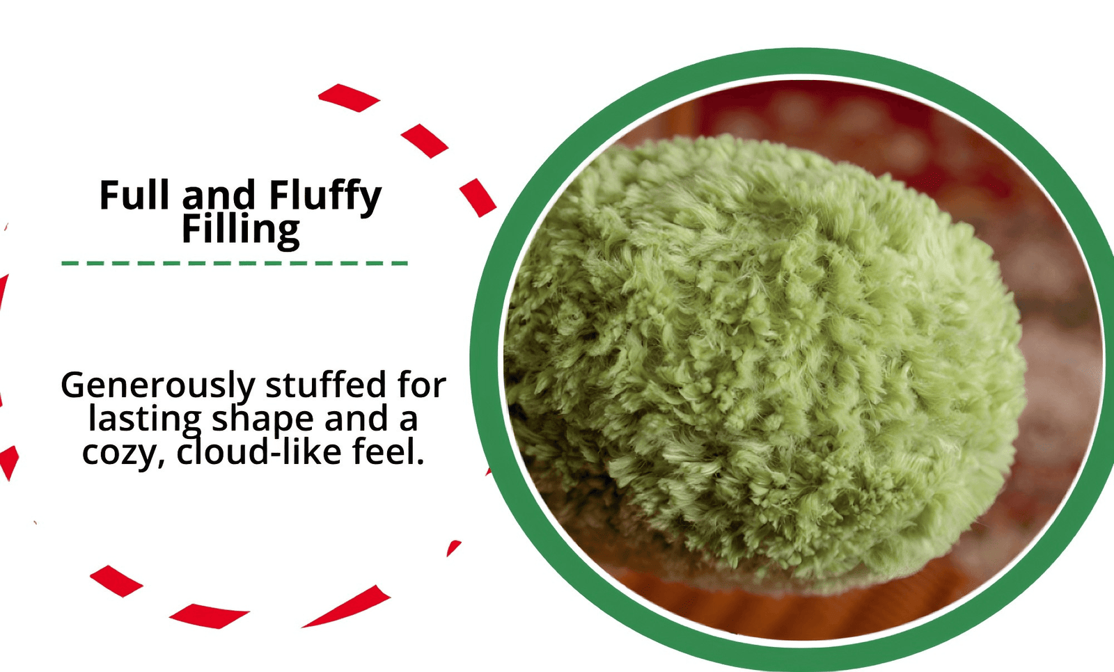 Christmas Ornaments Holiday Pillow with Stuffed Plush Christmas Bear – Festive Christmas Decorations for Kids and Family