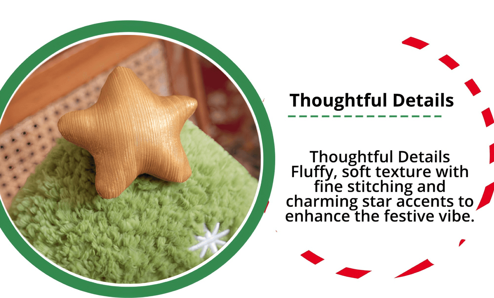 Christmas Ornaments Holiday Pillow with Stuffed Plush Christmas Bear – Festive Christmas Decorations for Kids and Family