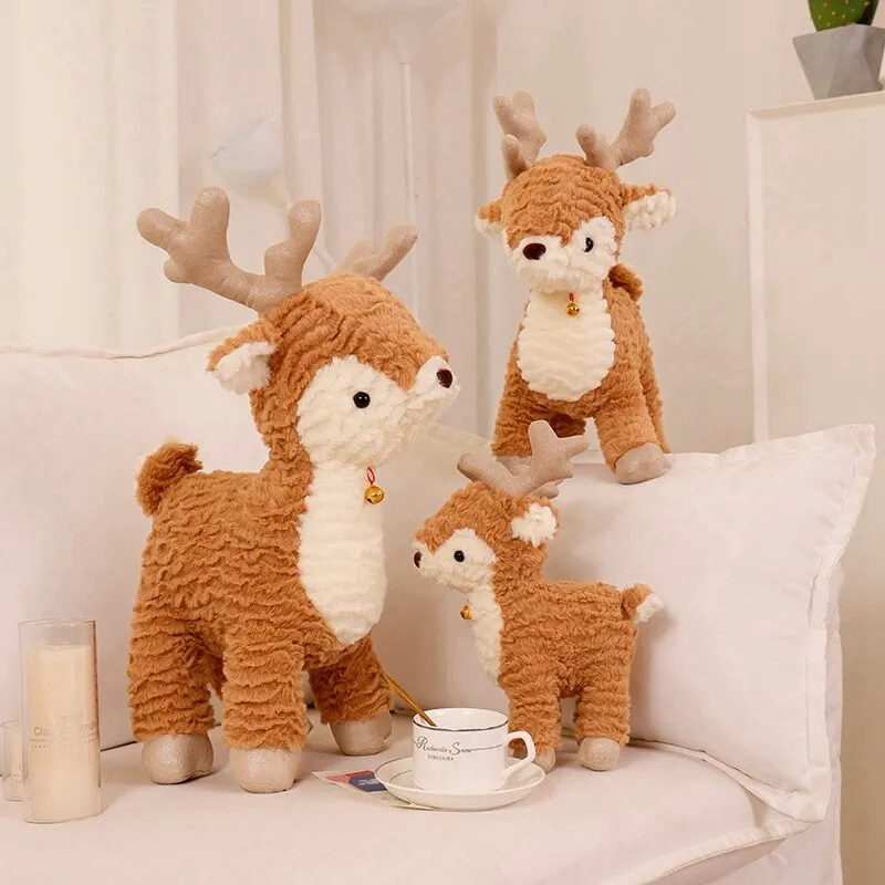 Christmas Elk Plush Toy - Cute Reindeer Doll for Kids & Home Decor, Perfect Christmas Tree Ornament & Festive Gift
