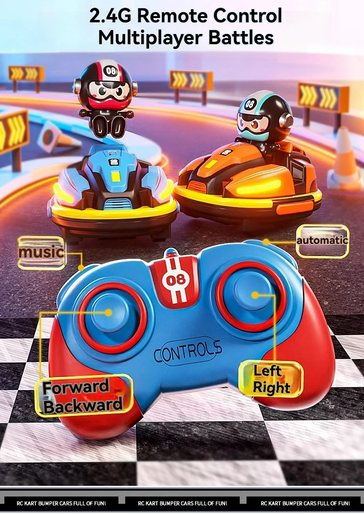 RC Battle Bumper Car Toy with Music, Lights, and Catapult – Fun for Kids & Family 25 RC Battle Bumper Car Toy with Music, Lights, and Catapult – Fun for Kids & Family