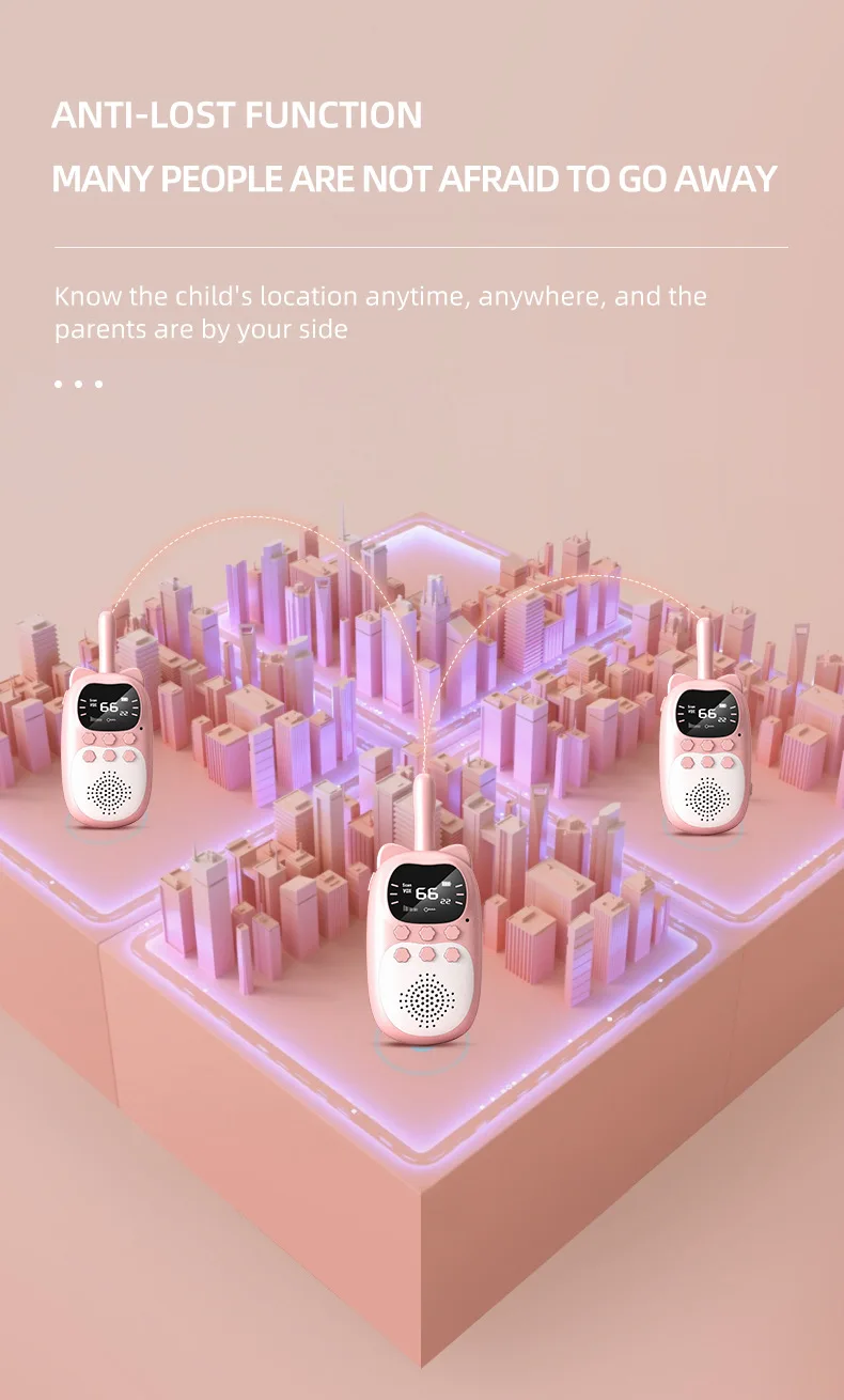 2pcs Rechargeable Kids Walkie Talkies - 3km Range, Perfect Birthday Gift 15 2pcs Rechargeable Kids Walkie Talkies - 3km Range, Perfect Birthday Gift