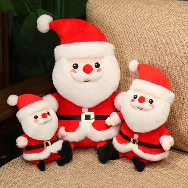 Kawaii Christmas Plush Dolls - High-Quality Santa Claus, Perfect Holiday Gifts
