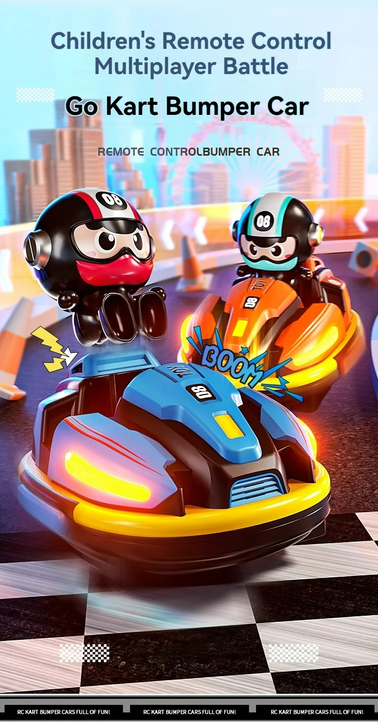 RC Battle Bumper Car Toy with Music, Lights, and Catapult – Fun for Kids & Family 21 RC Battle Bumper Car Toy with Music, Lights, and Catapult – Fun for Kids & Family