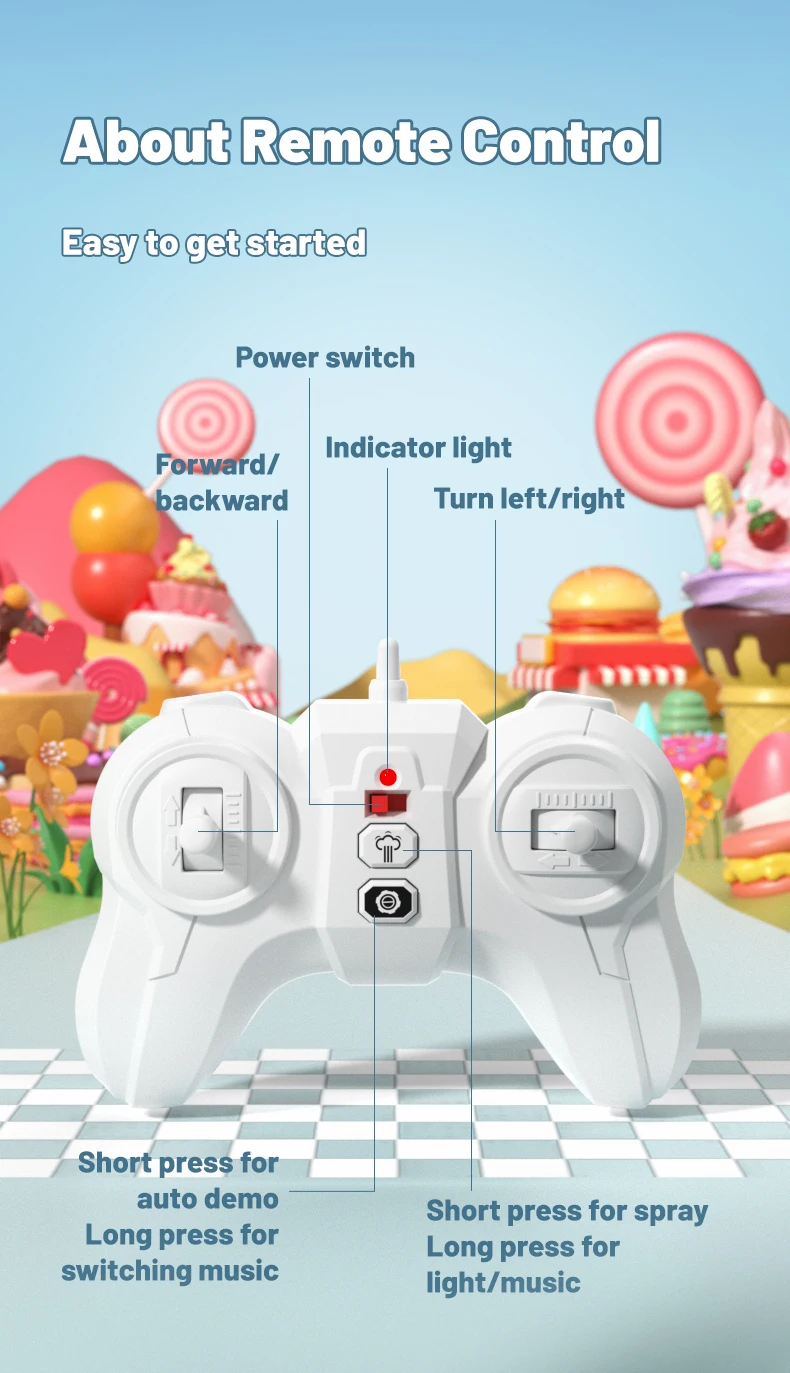 Kids’ Remote Control Bumper Car with Sound, Lights, and Competitive Gameplay