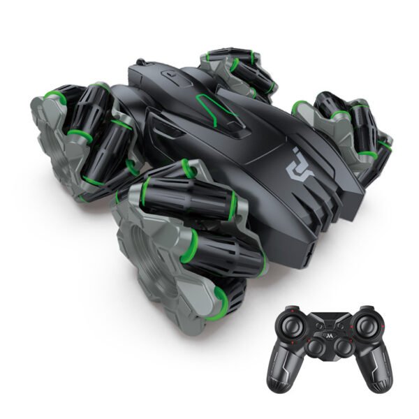 Remote Control Stunt Car, Amphibious RC Vehicle Double-sided Flip, Children's gift