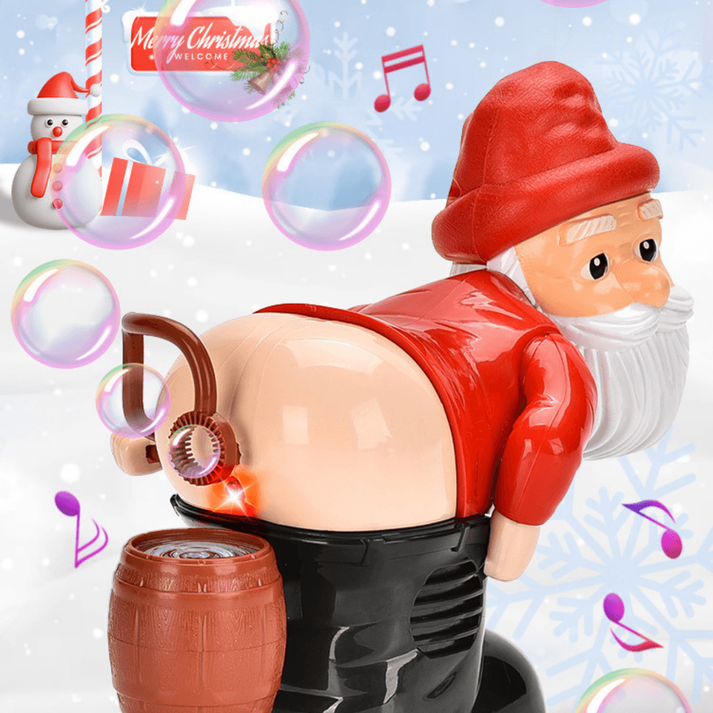 Bubble Blowing Santa Claus 