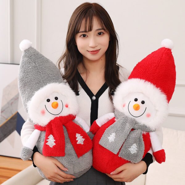 Christmas Snowman Plush Toy, Cute Doll Gift for Christmas and New Year