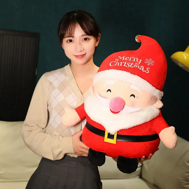 Cozy Christmas Plush: Stuffed Santa & Elk Animals - Perfect Holiday Gifts for Kids and Home Decor